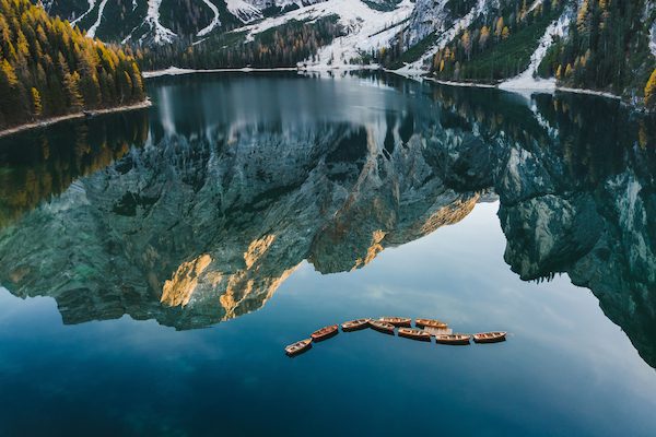 Bootjes op Lago Di Braeis